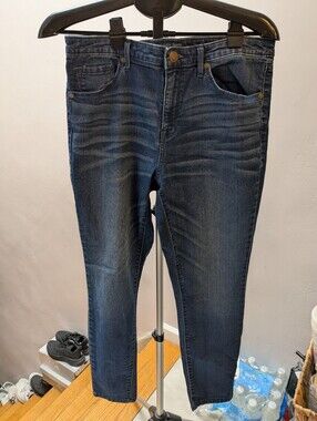 Wassio High Waist Ankle Skinny Jeans Size 12